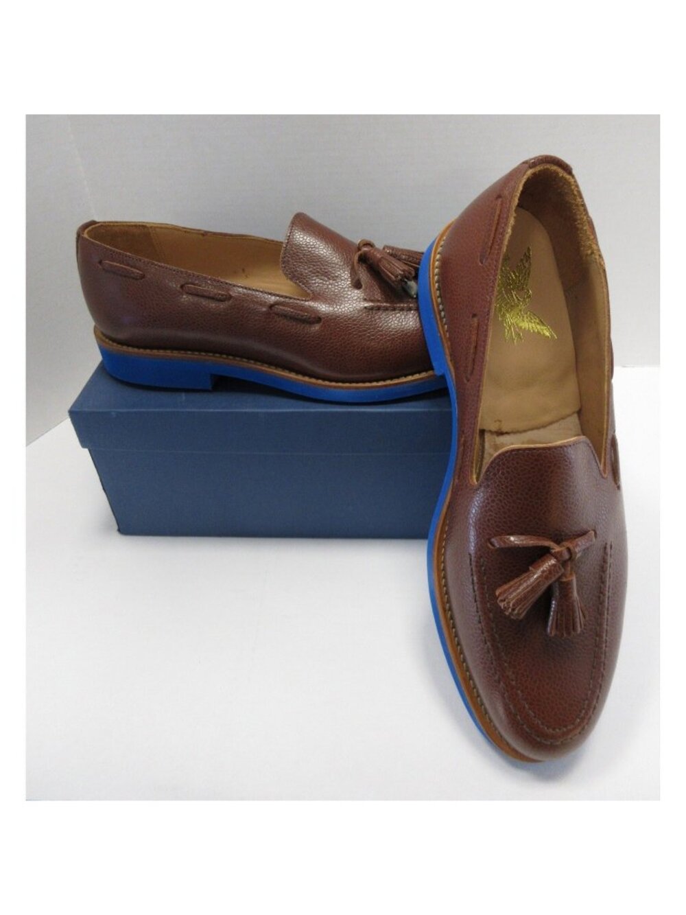 Mark McNairy Shoes 11 New Amsterdam Tassel Loafer Leather England NEW